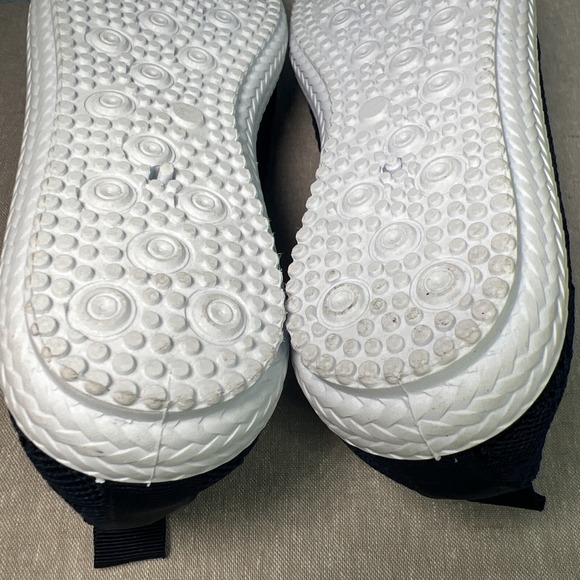 Tommy Bahama Slip-On Sneakers Women's 7.5 Blue Lace Mesh Memory Foam Nautical - Picture 9 of 10